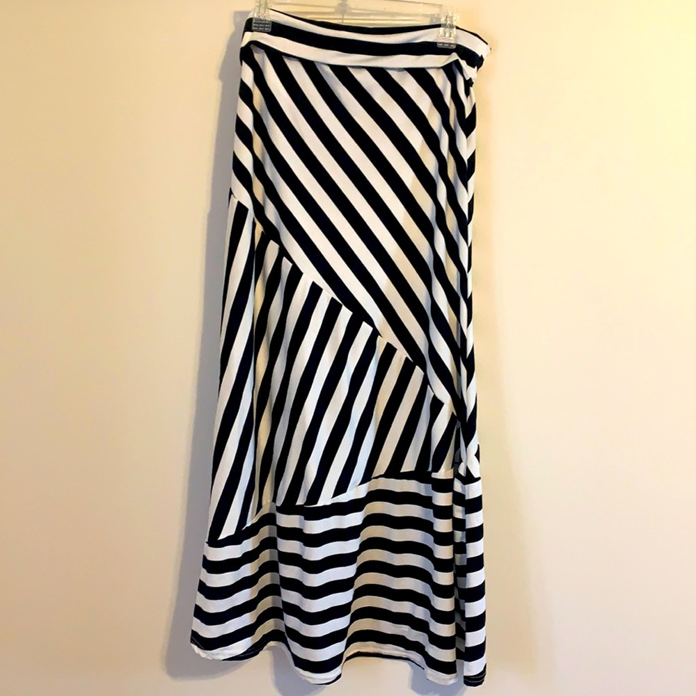 Striped Maxi Skirt